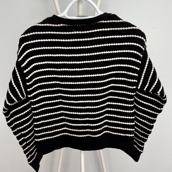 Zara - Sweater - Size M - Dark blue and white - GUC - Picture 3 of 4
